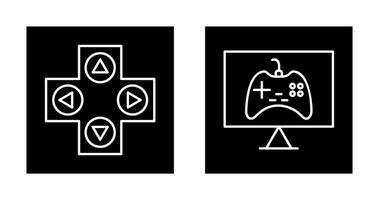 gaming controle en online spellen icoon vector