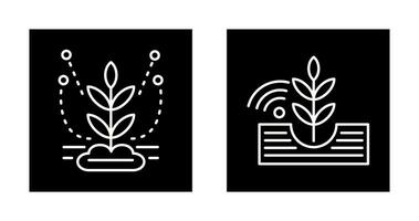 irrigatie systeem en aanplant icoon vector