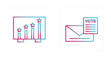 beoordeling en brief icoon vector