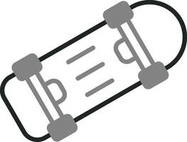 skateboard vector pictogram