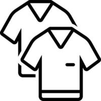 lijnpictogram voor kleding vector