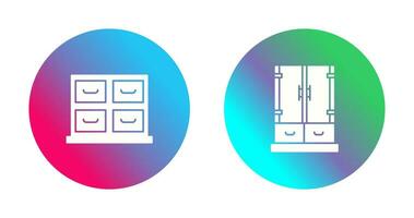 kabinet en bedrijf icoon vector