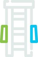 ladder creatief icoon ontwerp vector