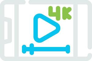 video streaming creatief icoon ontwerp vector