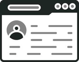 bericht vector pictogram