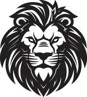 brullen genade de vorstelijk brullen van leeuw icoon wilde majesteit zwart vector leeuw embleem in stijl