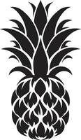 mysterieus ananas Mark chique ananas silhouet vector