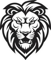 de leeuwen erfenis zwart vector embleem een tijdloos symbool van Gezag rondsnuffelen uitmuntendheid zwart leeuw icoon de belichaming van meesterschap