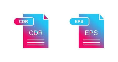 cdr en eps icoon vector