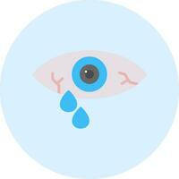 waterig oog vector icoon