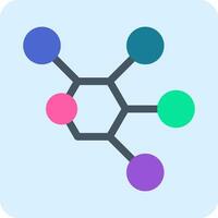 molecuul vector pictogram