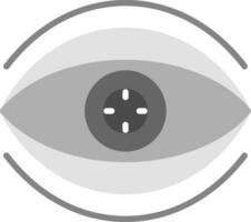 bionisch contact lens vector icoon