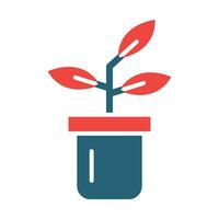 planten vector glyph twee kleur icoon voor persoonlijk en reclame gebruiken.