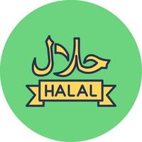 halal vector icoon