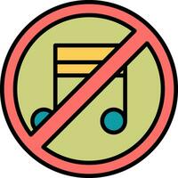 Nee muziek- vector icoon