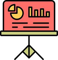 presentatie vector pictogram