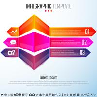 Infographics ontwerpsjabloon vector