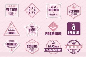 Vintage Retro Vector Logo voor banner