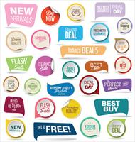 Moderne badges stickers en labels-collectie vector