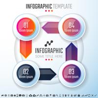 Infographics ontwerpsjabloon vector