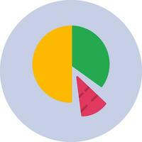 cirkeldiagram vector pictogram