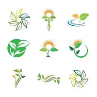 ecologie logo afbeeldingen illustratie vector