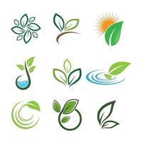 ecologie logo afbeeldingen illustratie vector