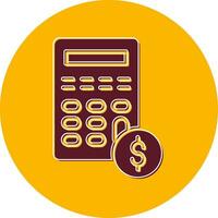 rekenmachine vector pictogram