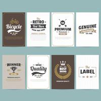 Vintage Retro Vector Logo voor banner