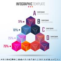 Infographics ontwerpsjabloon vector