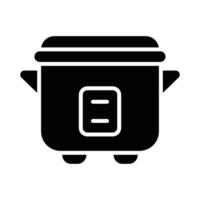 kruik pot vector glyph icoon voor persoonlijk en reclame gebruiken.