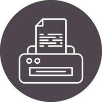 printer vector pictogram