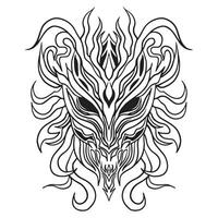 gotisch tribal tatoeëren ornament 5 vector