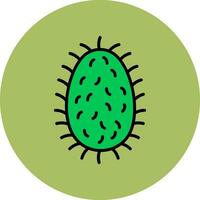 hondsdolheid lyssavirus vector icoon