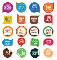 Moderne badges stickers en labels-collectie vector