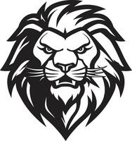 wilde schoonheid zwart vector leeuw icoon de belichaming van felheid elegantie in beweging zwart leeuw logo ontwerp bevallig en machtig