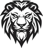 ongetemd schoonheid zwart vector leeuw logo de ongeremd elegantie vorstelijk brullen zwart leeuw embleem de commandant symbool van een koning