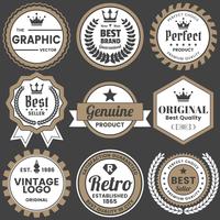 Vintage Retro Vector Logo voor banner