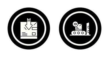 terugkeer en levering icoon vector