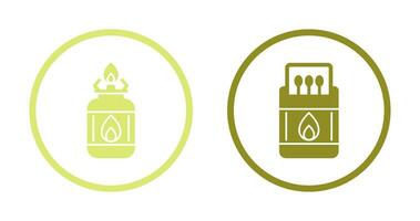 camping gas- en wedstrijden icoon vector