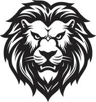bespringen trots majestueus zwart leeuw logo ontwerp uitmuntendheid strak soeverein de elegant Gezag van leeuw icoon in vector