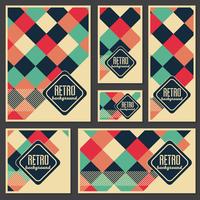 Oude retro vintage stijl achtergrond ontwerpsjabloon vector