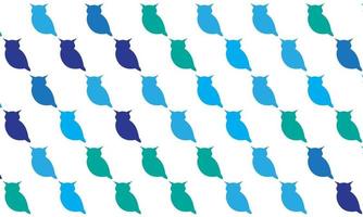 kleurrijke uil naadloze patroon achtergrond vector
