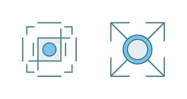 Bijsnijden en uitbreiden icoon vector