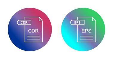 cdr en eps icoon vector