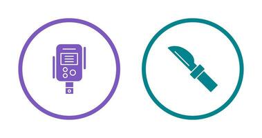 diabetes test en mes icoon vector