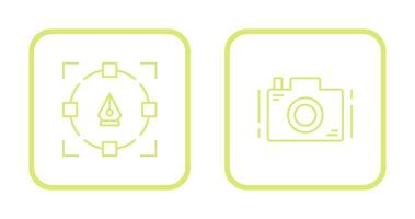 camera en vector icoon