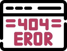 404 fout creatief icoon ontwerp vector