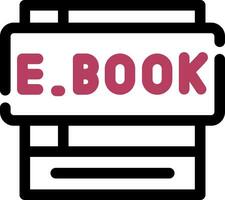 e-boeken creatief icoon ontwerp vector