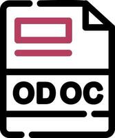 odoc creatief icoon ontwerp vector